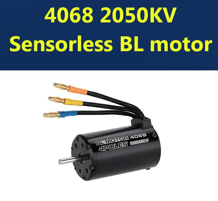 

Free Shipping 4068 2050KV 4 poles sensorless brushless motor for 1/8 RC Car model