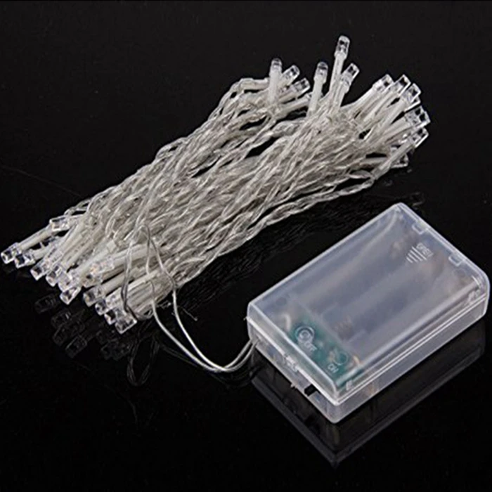 

2M/3M/4M/5M/10M Led String Light 3xAA Battery Operated Fairy pvc String light Party Christmas Wedding new year decoration