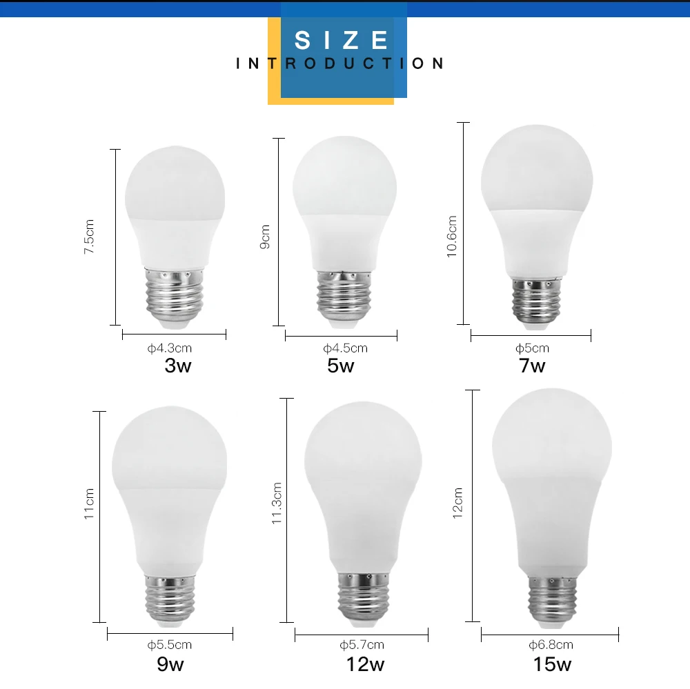 Led Bulb E27 7w