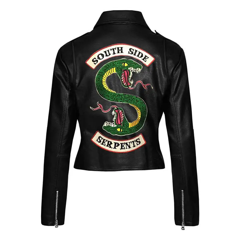 Ривердейл зеленая змея Southside Serpent DIY железные на embroided патчи для одежды куртка