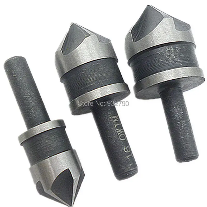 5 Flute Chamfer Debur Countersink 90 Degree Wood Chamfer Cutter