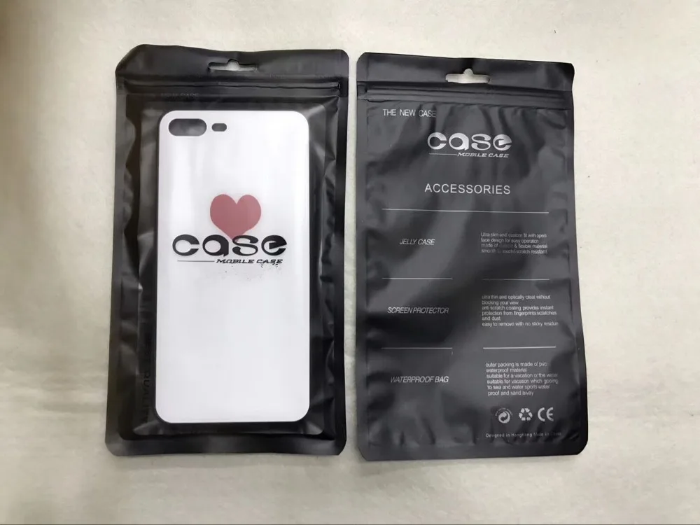 

11*19 cm 3000 pcs Cell Phone Accessories Mobile Phone Case Cover Packaging Bags Plastic zipper Bag Moisture-proof Wholesale bag
