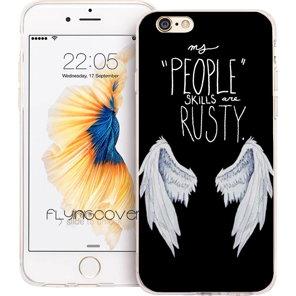 Coque Black Supernatural Clear Soft Silicone Phone Cases for iPhone XS Max XR X 7 8 6 6S Plus 5S 5 SE 5C 4S 4 iPod Touch 5. |