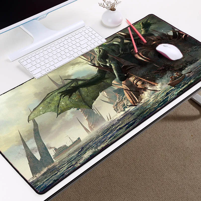 Congsipad ужас игры Cthulhu стиль морской Монстр шаблон игровой коврик для мыши резиновый коврик для компьютерной мыши коврик Pc компьютерный игровой коврик для мыши - Цвет: 400X900X2MM