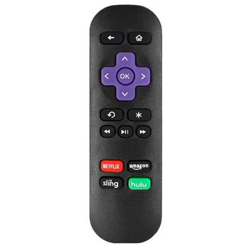 

New Remote Control Suitable for Roku Lcd TV Controller with Netflix Hulu Sling