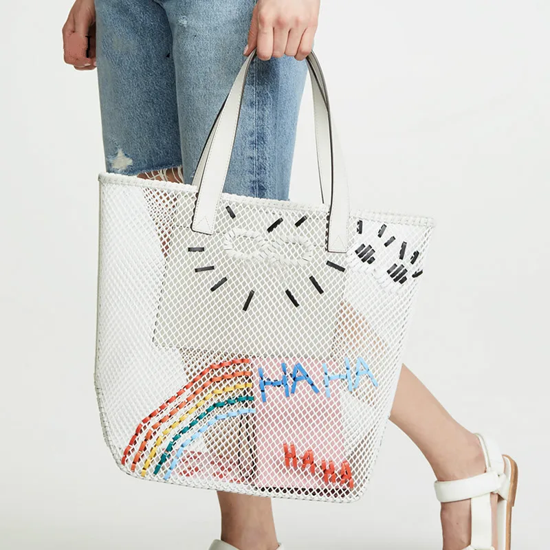 

Women Bags New 2019 Large Capacity Hollow Cute Beach Travel Shoulder Bag Luxury Handbags Women Bags Designer Messenger Bags