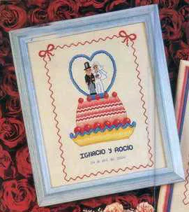 

Marriage DIY Craft Stich Cross Stitch Package Cotton Fabric Needlework Embroidery Crafts Counted Cross-Stitching Kit