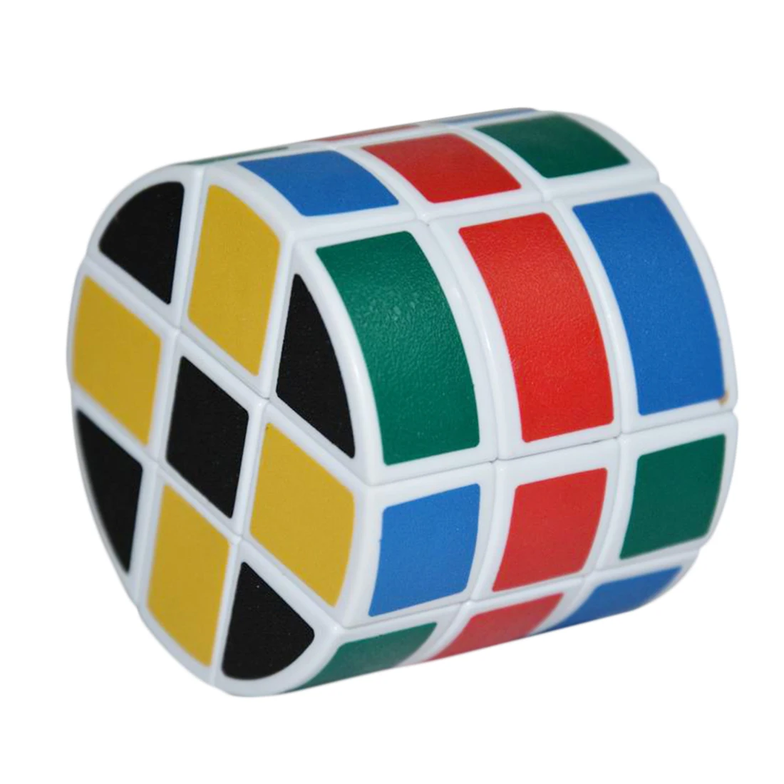 3X3X3 3 Layer Cylindrical font b Magic b font font b Cube b font 57mm White