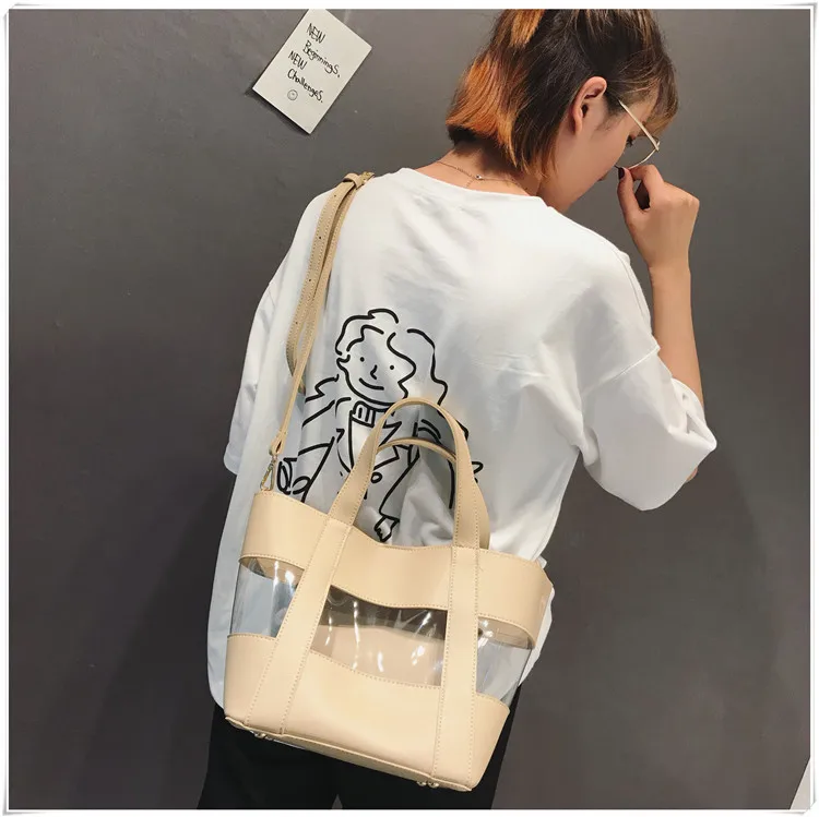 Новая дизайнерская модная сумка Wild ZIMU, Повседневная модная сумка, сумочка Fire Ins, супер прозрачная гелевая сумка, сумка-мессенджер