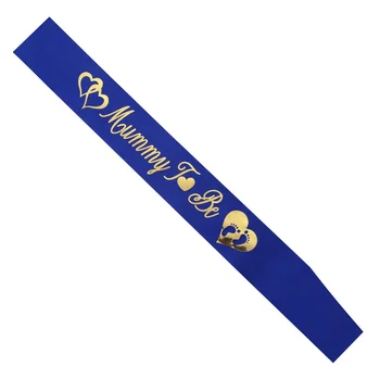 

Blue Pink Mom Mummy To Be Satin Sash for Baby Shower Gender Reveal Party Pregnancy Announcement Favor Gifts Supplies