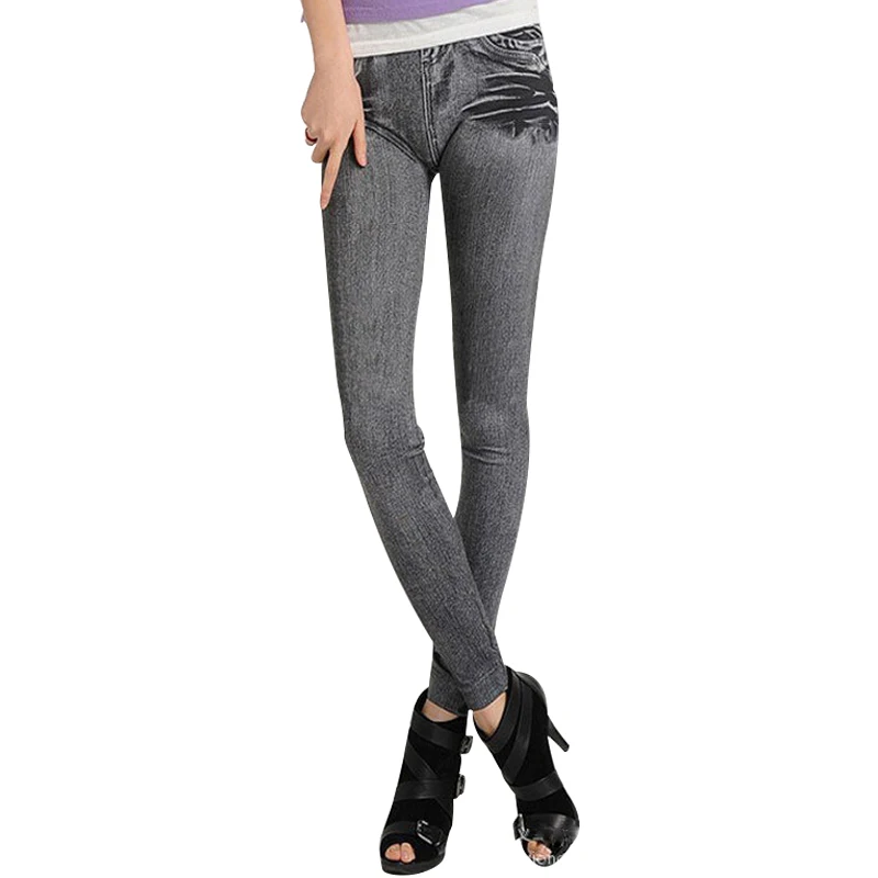 Leggins Jeans Fashion Women Fitness Leggings Plus Size