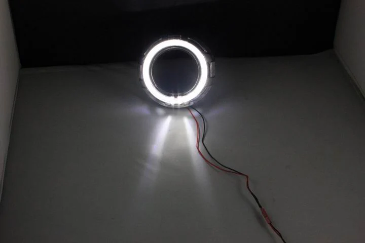 

Cree 10W LED Angel Eyes Full Circle 80mm LED angel eyes rings for bi-xenon projector Motocycle car light white/red/blue/yellow