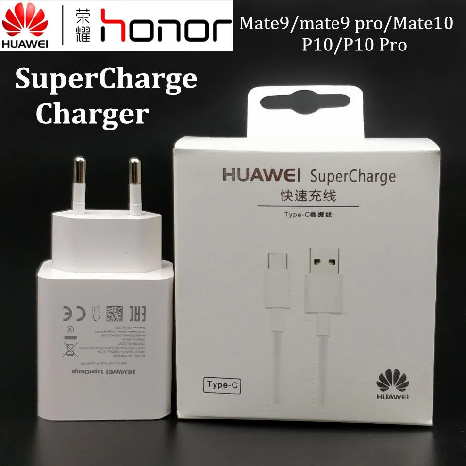  Original Huawei P20 pro Charger p20 Mate 9 10 Pro honor note 10 p10 pro Supercharge 5a Fast Quick C