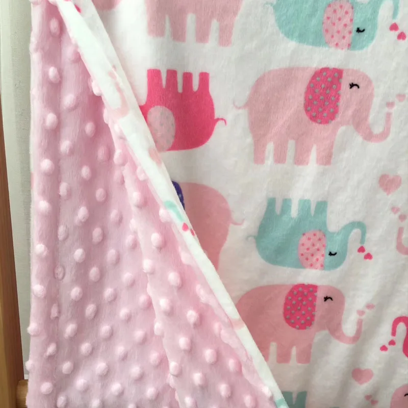 Плюшевое детское одеялко Фланелевое Флисовое одеяло животных младенческой пеленать Nap получения накидка для детской коляски для