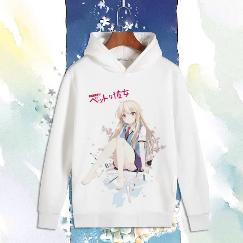 Sakurasou no Pet na Kanojo Косплей Shiina Mashiro пуловер с принтом толстовки унисекс флисовая