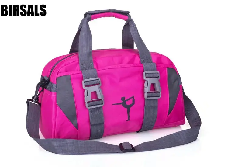 Women Purple Yoga Sports Dance Bag Girls Pink Gym Dancing Bag For Fitness Adult Big Waterproof Handbag Shoulder Dance Bag AS8631