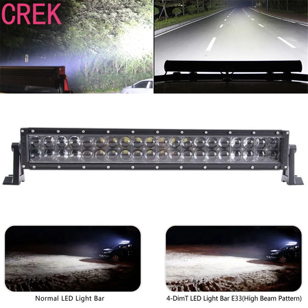 

Hot 200W 12V 24V 22Inch 4D Straight LED Work Light Bar Combo Beam ATV SUV UTE Truck UTV