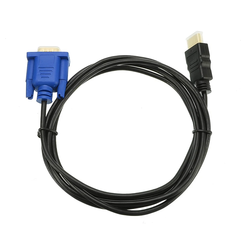 HDMI к VGA hd-конвертер 1,8 м HD Разрешение HDMI дисплей выход аудио кабель HDMI VGA разъем VGA мужчин и HDMI выход шнур