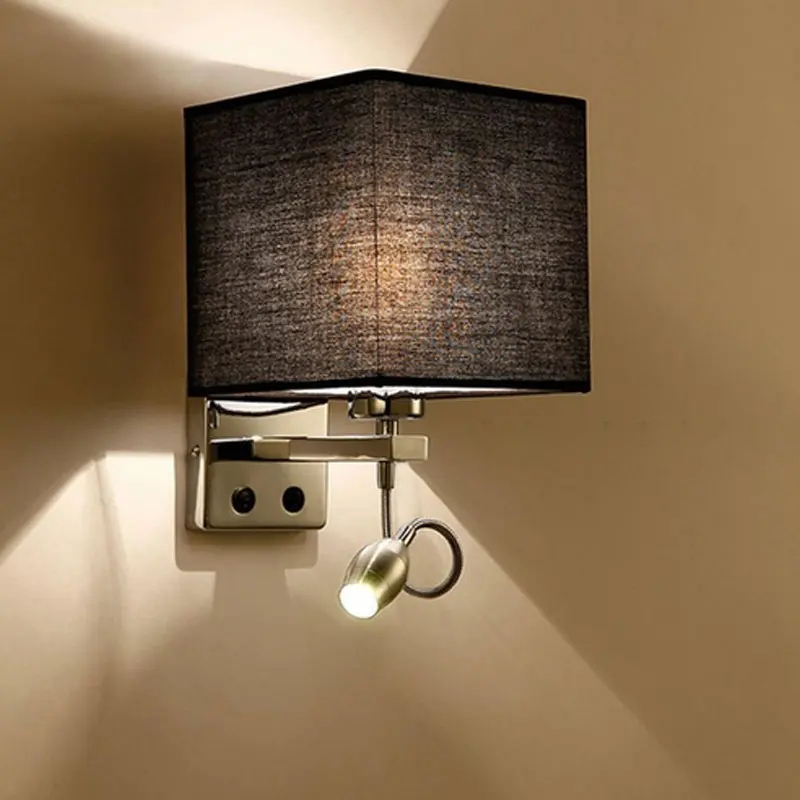 

Fashion Modern LED Cloth Wall Lamp Home Sconce Light Hallway Bedroom Bedside Lights MAL999