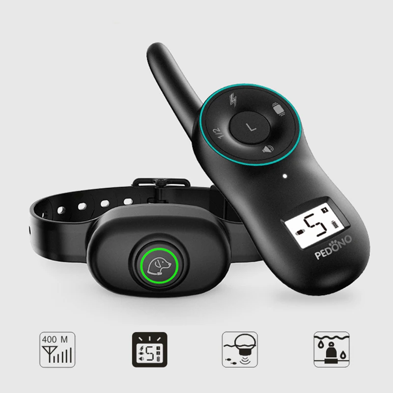 Electronic Dog Training Collar NEW DOG300 Remote Waterproof 400 Meters Range Vibration Buzzer Pulse Dog Training Collar 