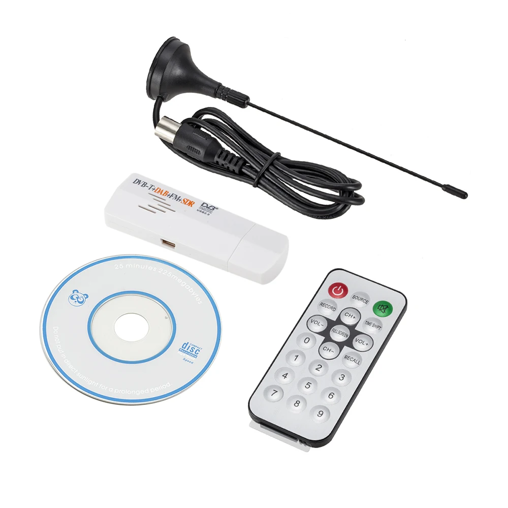 

NEW 1080P USB Wireless Transmission Car Audio Video Capture TV Card RTL2832U+R820T DVB-T Tuner Receiver HOT