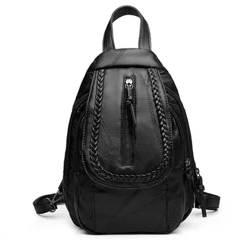 

010318 new hot lady small PU leather backpack mini travel bag