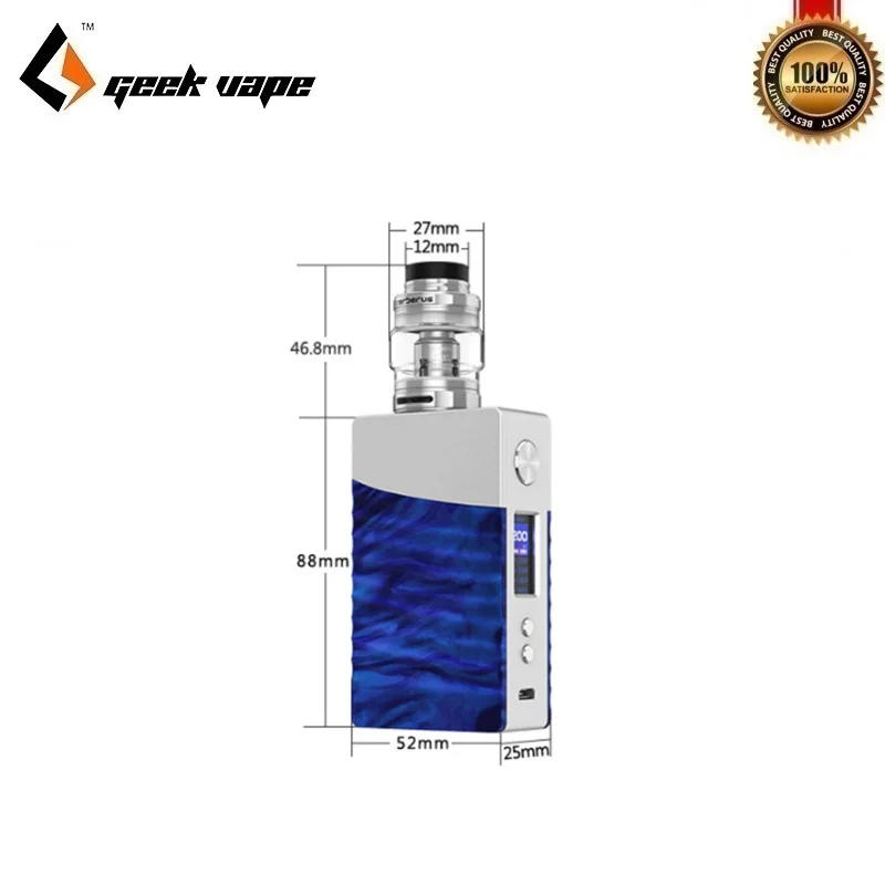 Набор электронных сигарет, Geekvape Nova 200 Вт Комплект 18650 TC коробка мод с Cerberus Sub Ом Танк сетки катушки VS Geekvape Zeus Dual RTA