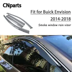 CNparts 4 шт. ABS для Buick Envision 2014 2015 2016 2017 2018 автомобилей Дым окна козырек хранить свежий воздух конвекции аксессуары