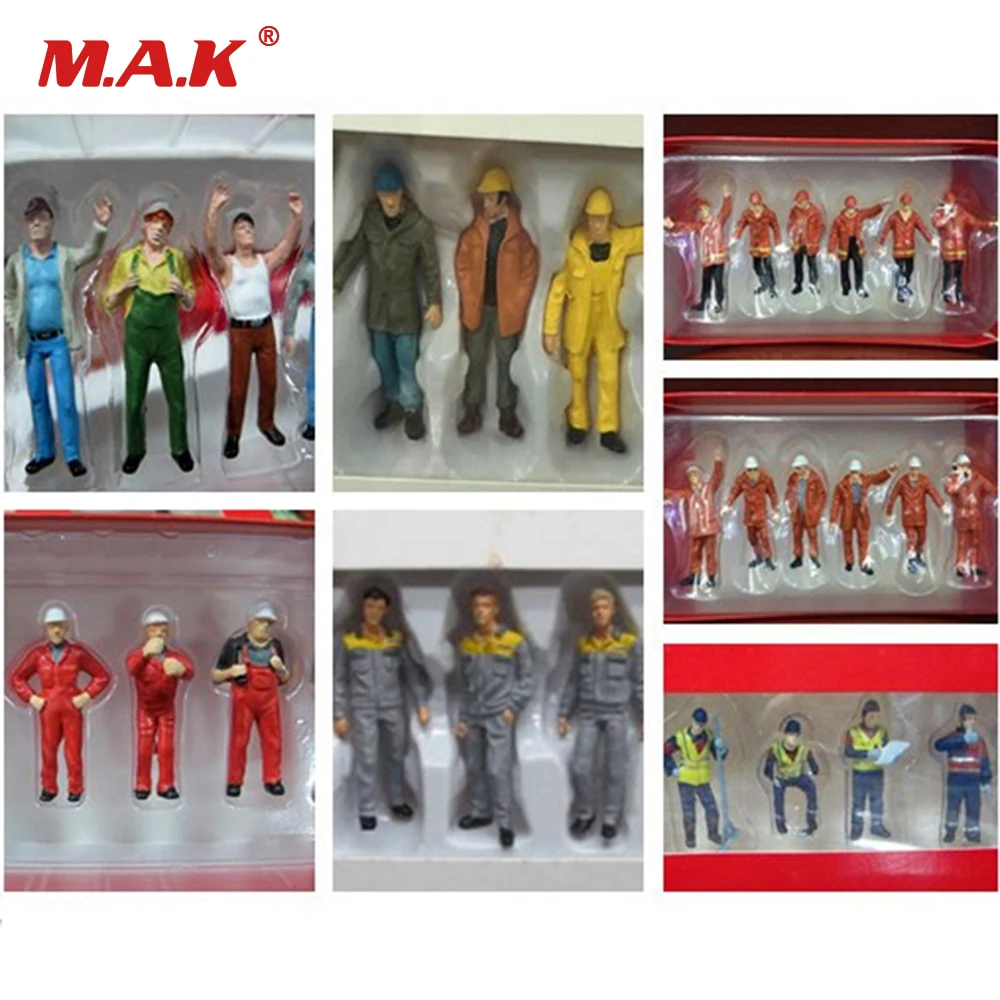 DIECAST METAL CONSTRUCTION FIGURES 3PC SET #1 1//50 BY FIRST GEAR 90-0480