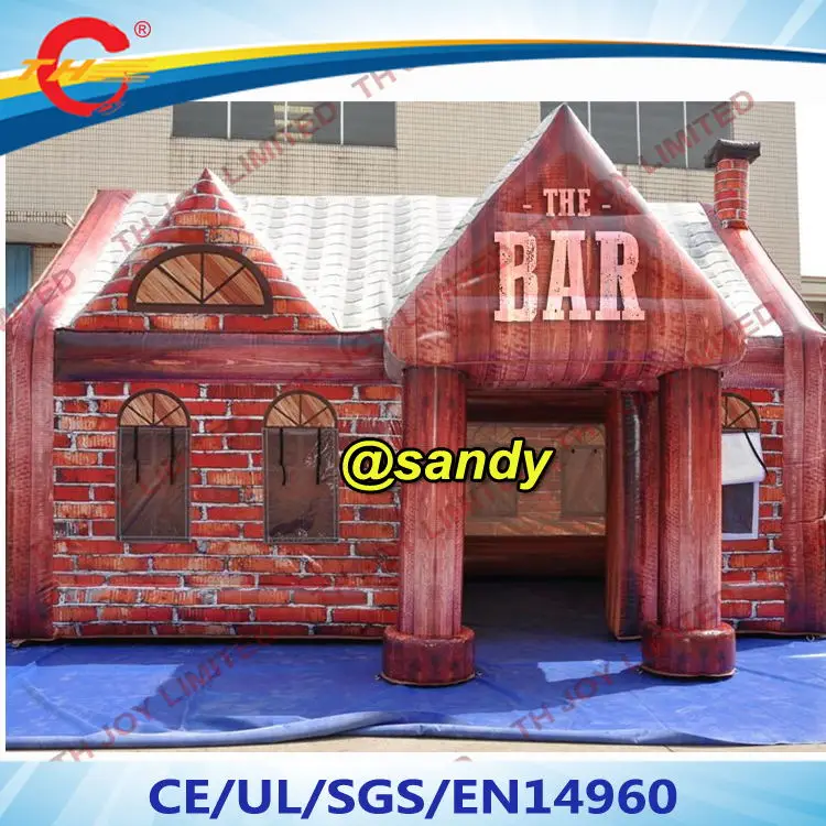 

free air ship,inflatable irish pub tent house for sale, inflatable bar tent, CE certifiated inflatable party event tent