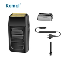 Kemei Electric reciprocating hair shaver double blade rechargeable hair trimmer razor for men face care hair remover machine Kemei Electric reciprocating hair shaver double blade rechargeable hair trimmer razor for men face care hair remover machine