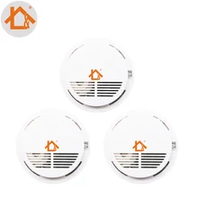 3 шт./лот~ беспроводной 433 МГц детектор дыма высокочувствительный датчик Пожарной Сигнализации монитор тестер для домашней системы безопасности