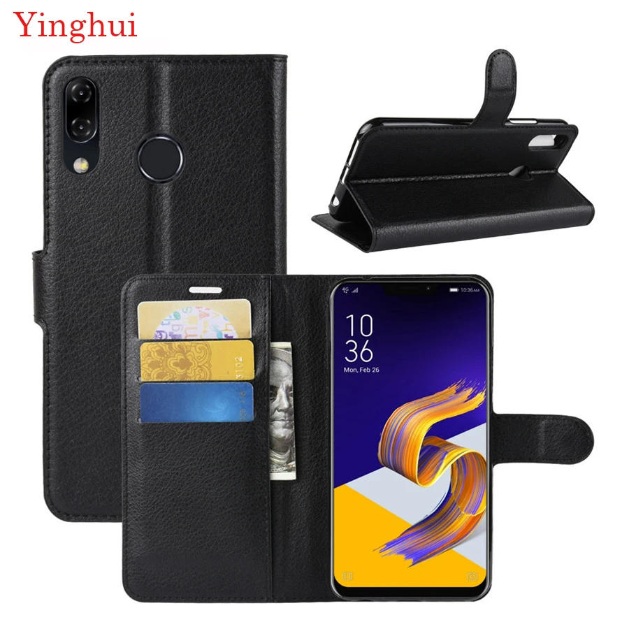 

For Asus Zenfone 5 ZE620KL Case Flip Leather Phone Case For Asus Zenfone 5Z ZS620KL Wallet Leather Stand Cover Filp Cases