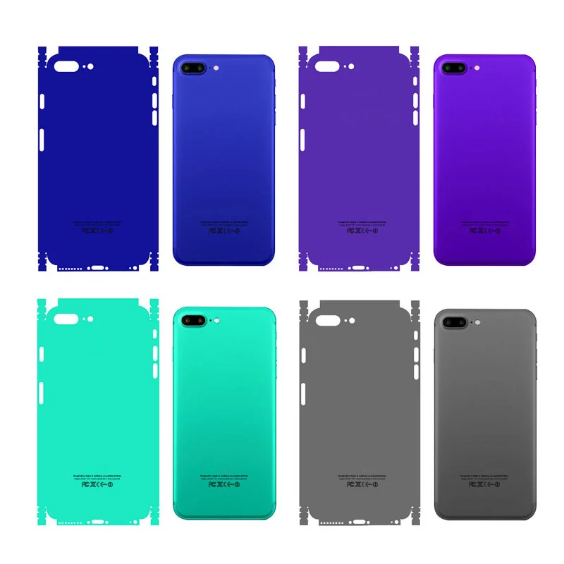 

10Pcs Full Body Phone Wrap Decal Sticker Skin Case Cover for iPhone X/XR/6/7/8 Plus DU55