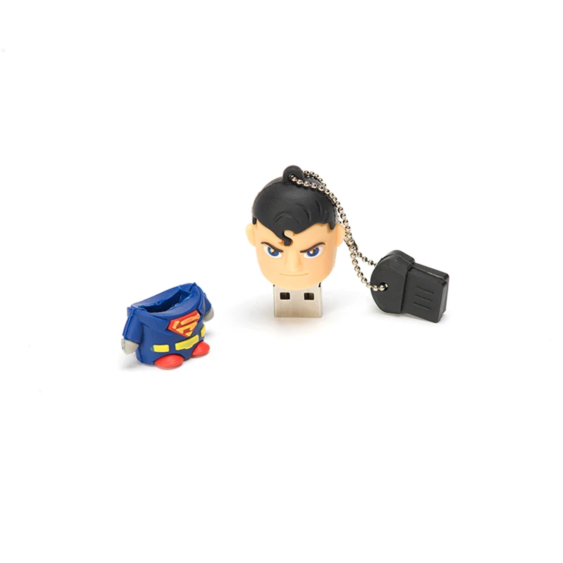 Быстрая USB 3,0 Супермен мультфильм USB флэш-накопитель r 256 ГБ 16 ГБ 32 ГБ 64 ГБ 128 ГБ флэш-накопитель фильм возврат персонажа U диск карта памяти