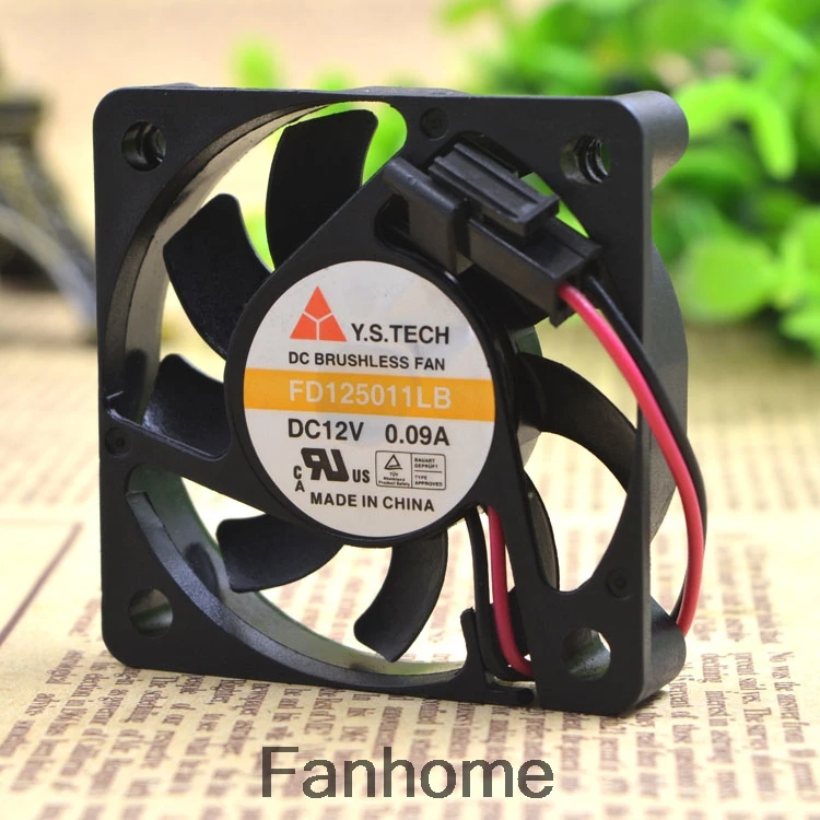 

For Yuanshan Y.S.TECH FD125011LB DC12V 0.09A 5010 Cooling Fan Charger Fan