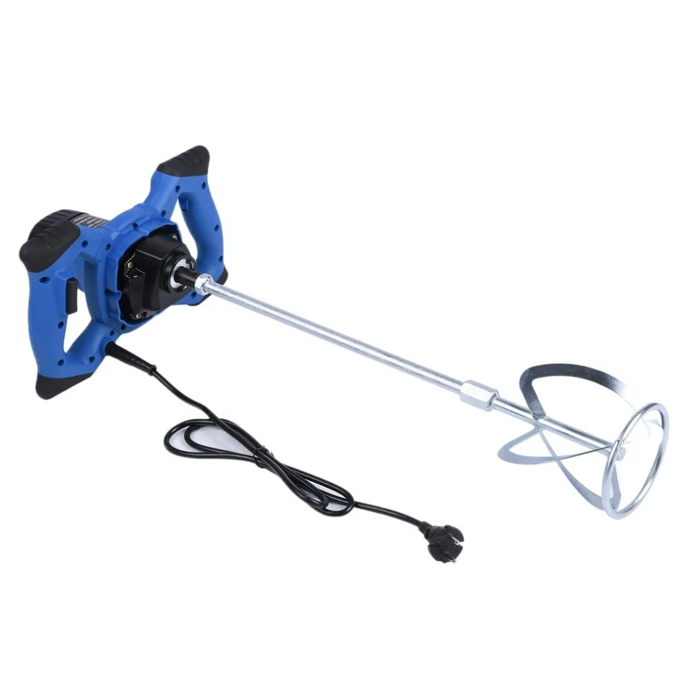 

Stepless Speed Regulation Powerful Industry Mixer Electrical Motor Stirrer 1900w Cement Mixer Machine EU Plug Toiletry Kits 2019
