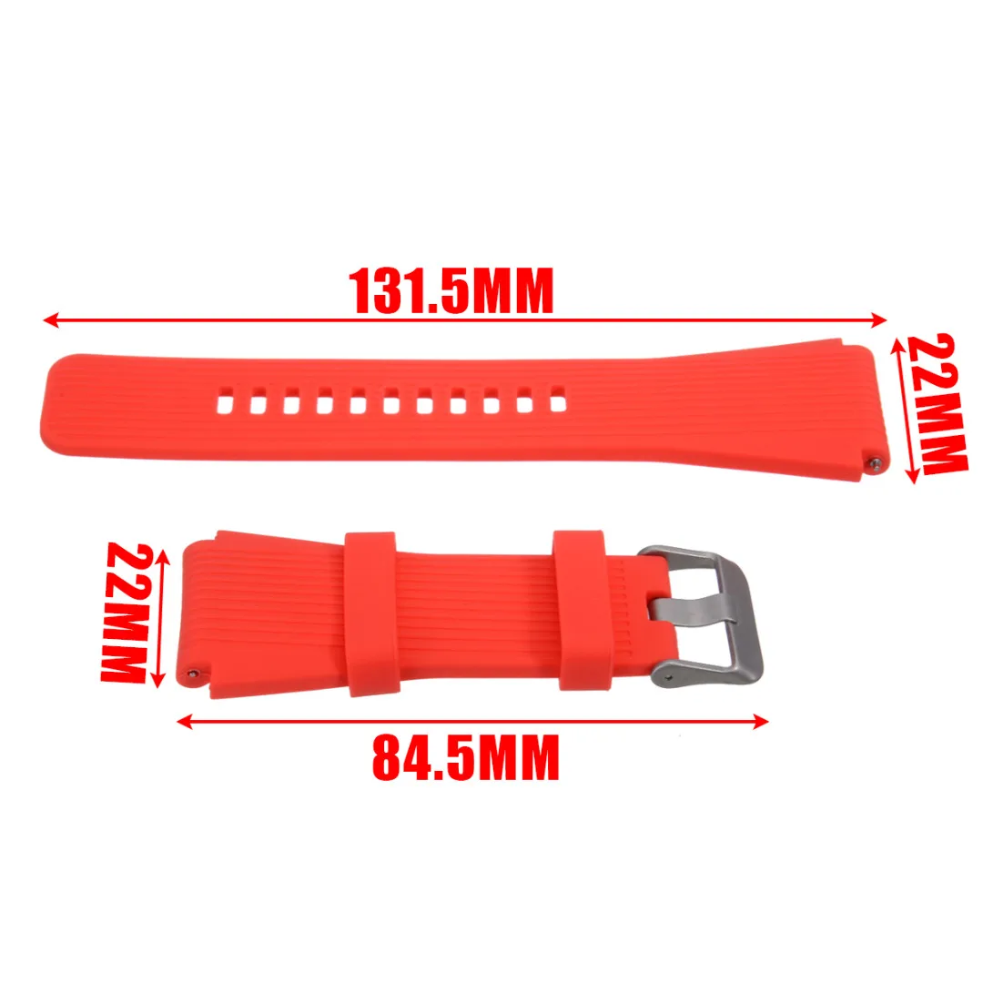 New Soft Silicone TPU Wrist Strap Watch Band For Samsung Galaxy Watch Sport Replacement Bracelet Watchband 46MM 10 Colors