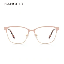 Металлические женские оправа для очков Ретро-стиль женские красивые квадратные компьютерные очки Близорукая оправа# 3746