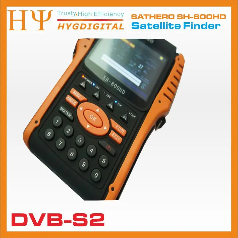 Оригинальный Sathero SH 800HD DVB S2 цифровой спутниковый искатель метр USB2.0 HD выход Satfinder с