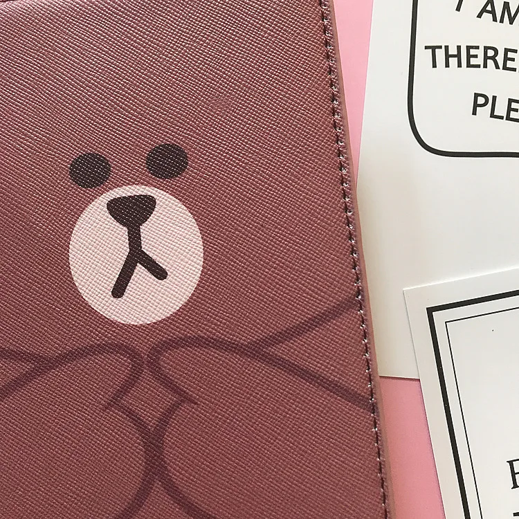 Путешествие за границу Корейский мультфильм анимация небольшой свежий паспорт, защитная крышка, водонепроницаемый паспорт сумка, папка для паспорта