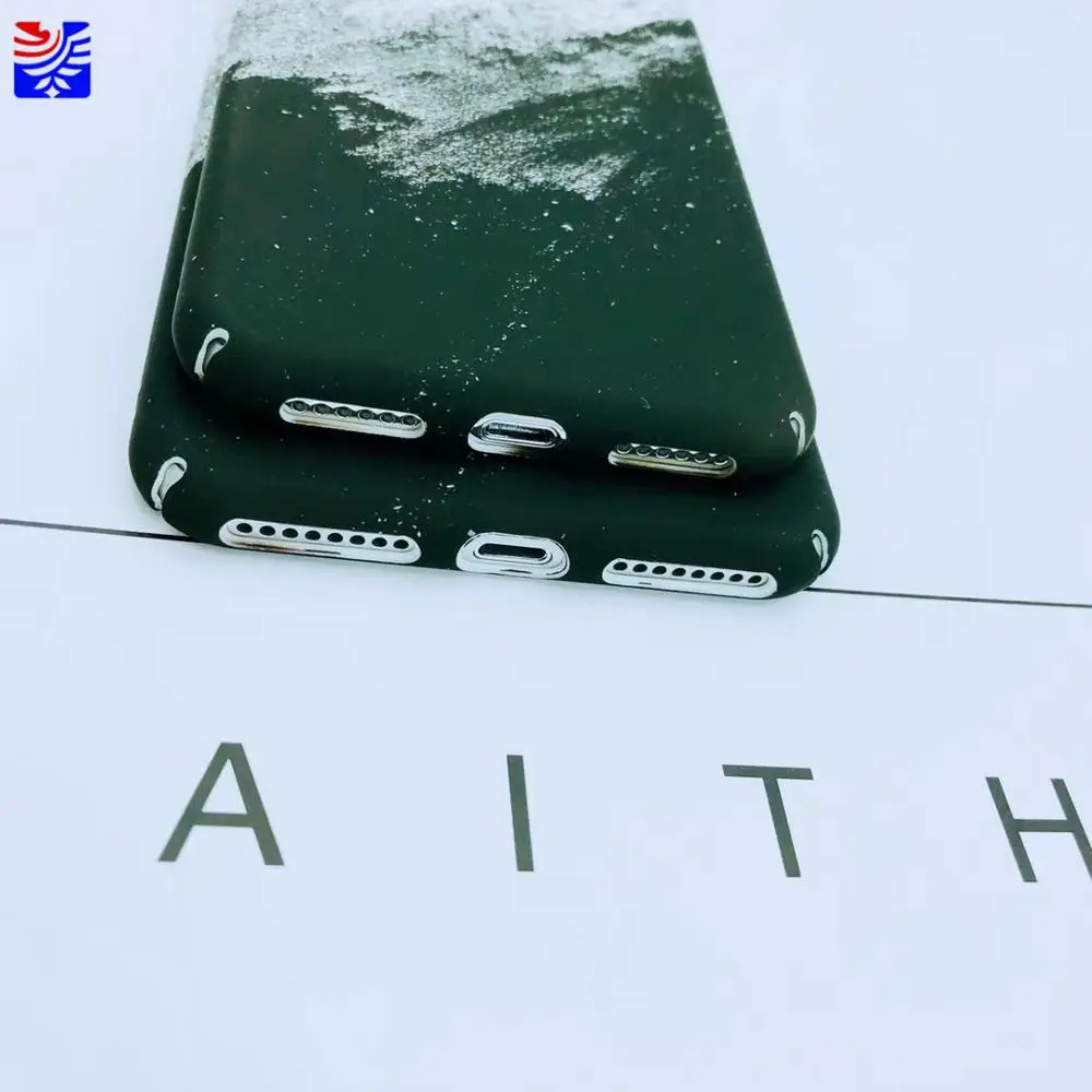PEIPENG Chinese ink and wash  Retro feel good mobile Case For 7 7Plus 8 8Plus X so cool Phone Case 07