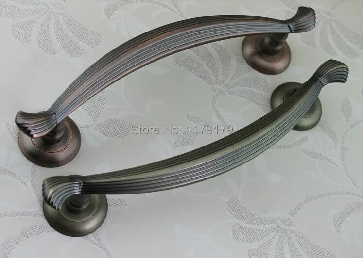 310mm vintage style wooden door glass door handles antique copper / bronze zinc alloy big gate door handle pull Home KTV Office 310mm vintage style wooden door glass door handles antique copper / bronze zinc alloy big gate door handle pull Home KTV Office