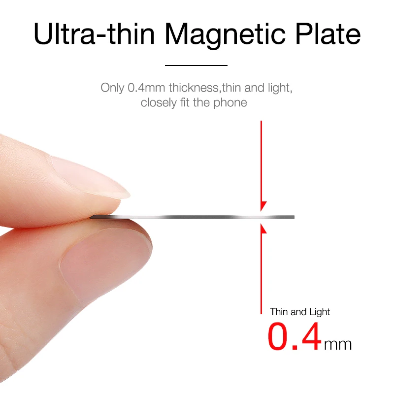 Cafele 6 stücke Metall Platte Aufkleber Universal Eisen Disk Für