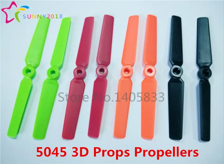 24pcs 12Pair 5045 3D Props Bullnose Propellers For FPV Mini QAV250 ZMR 250 270 280 Quadcopter