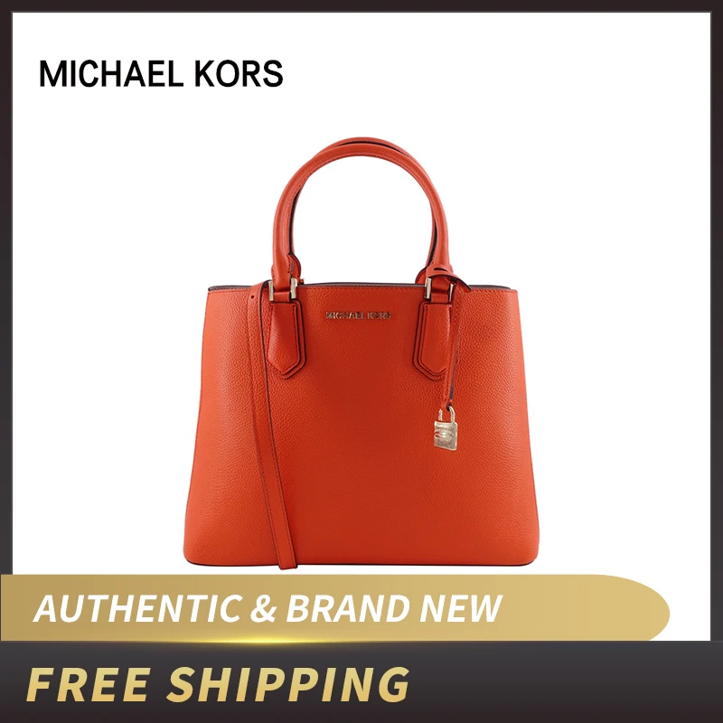 

Michael Kors Adele Luggage Leather Large Satchel Bag 35T8GAFS3L