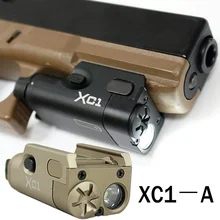 XC1 ультра компактный светодио дный пистолет свет мини Rifle фонарик пистолет Глок тактические военный страйкбол Arma охотничьего оружия свет