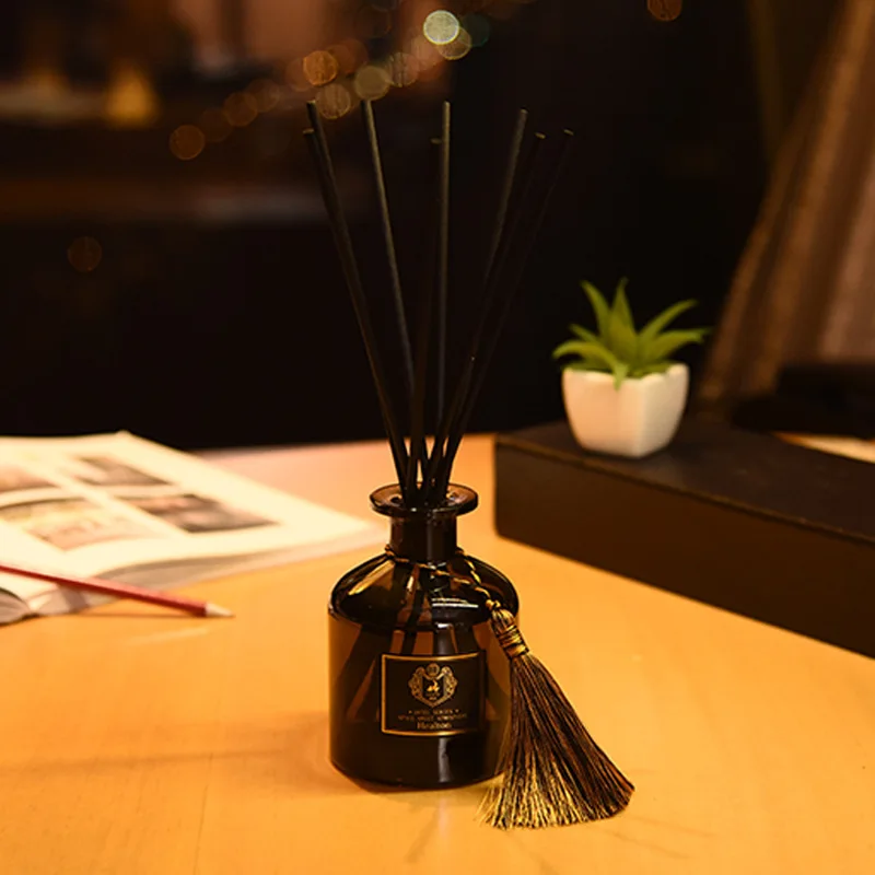 

125ML Feed Diffusers Bottle With Rattan Sage Sticks 50ML Oil Perfume Aromatherapy Fragrance Incense Burner Flavoring for Home