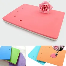 XIBAO 1 шт. пять отверстий квадратной формы цветок для моделирования из мастики торт Подушка Губка украшения из мастики коврик для цветочного изготовления инструмент