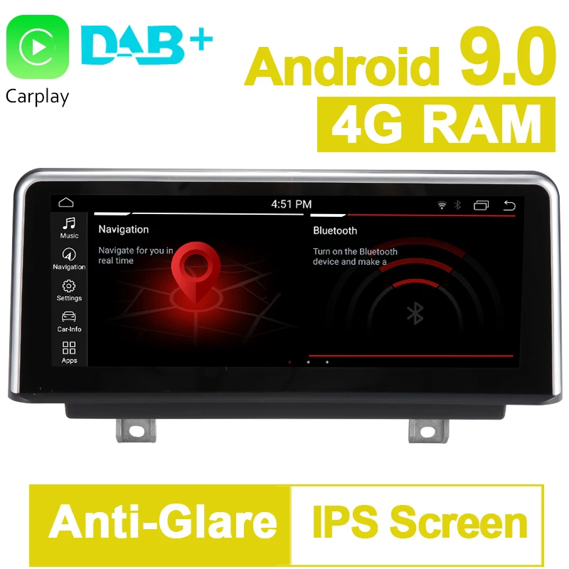 

10.25 inch Android 9.0 Car GPS Navigation System Media Stereo Radio For BMW 1 Series F20 F21, 2 Series F23 NBT Right Hand Drive